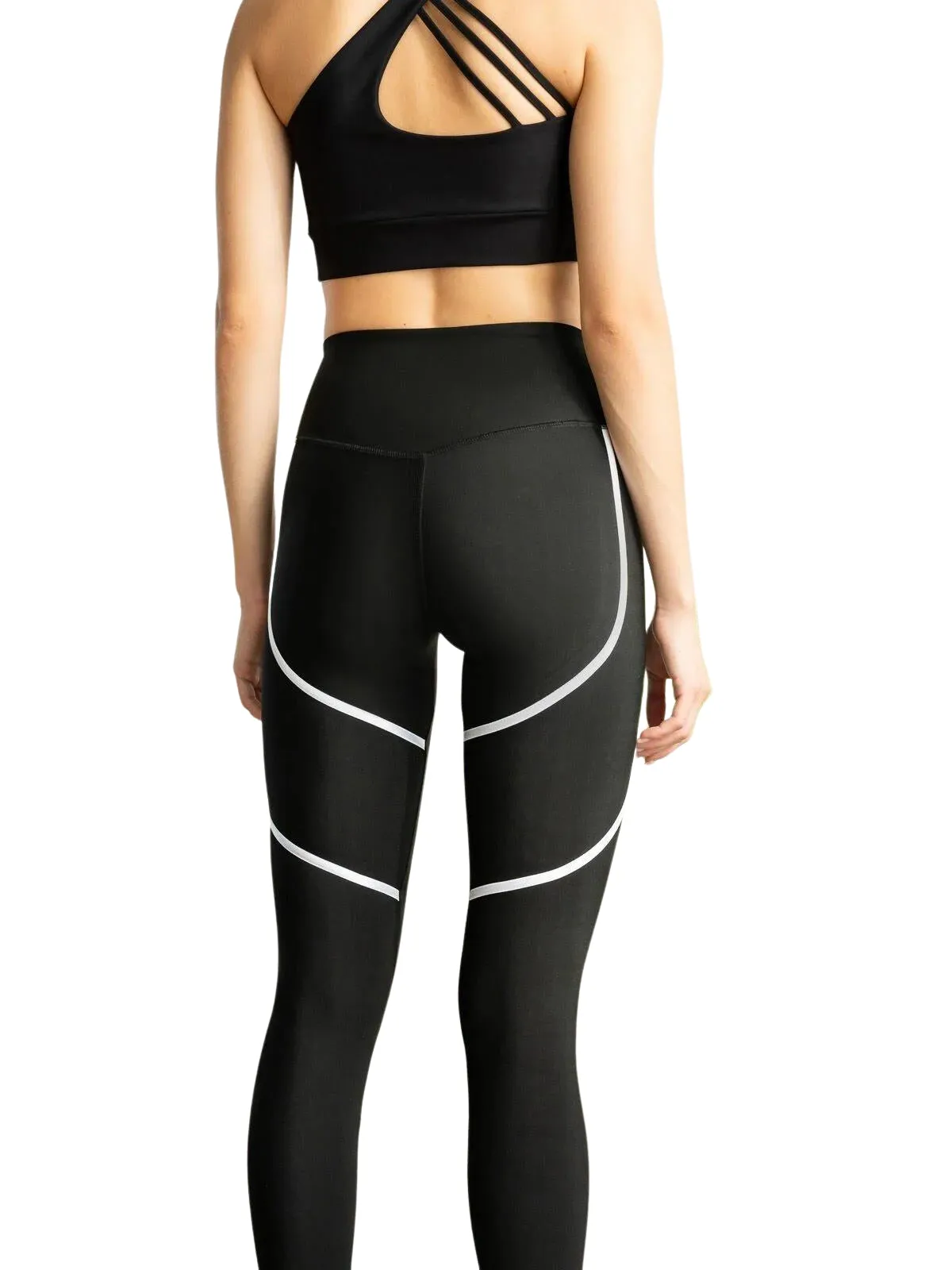 394 Orly Sport Leggings in Schwarz & Weiss