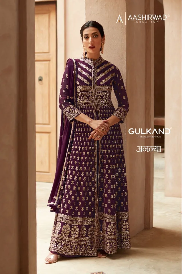 AASHIRWAD ANANYA 9451 SERIES PLAZZO SUIT