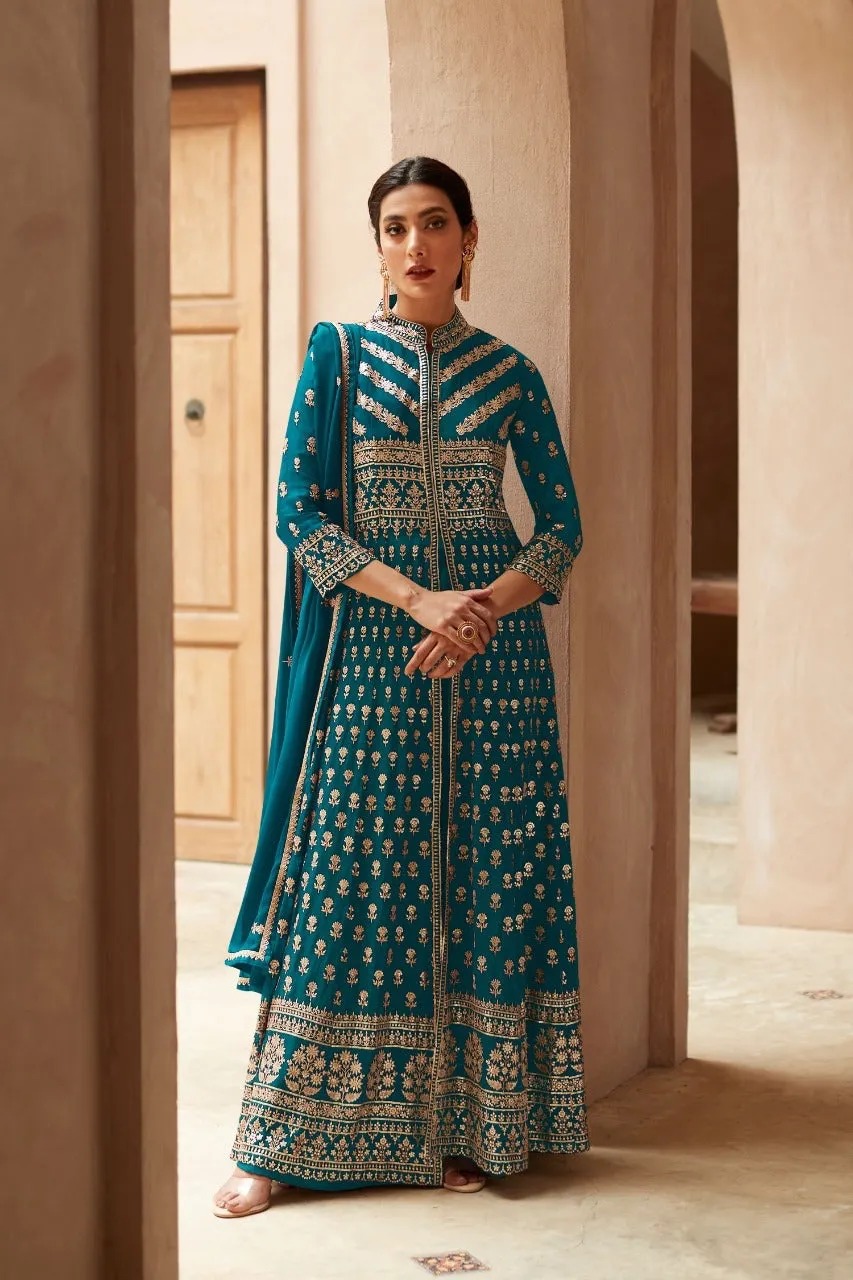 AASHIRWAD ANANYA 9451 SERIES PLAZZO SUIT