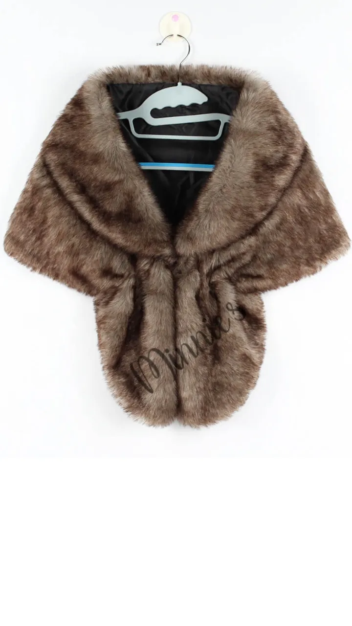Brown Capelet FW012