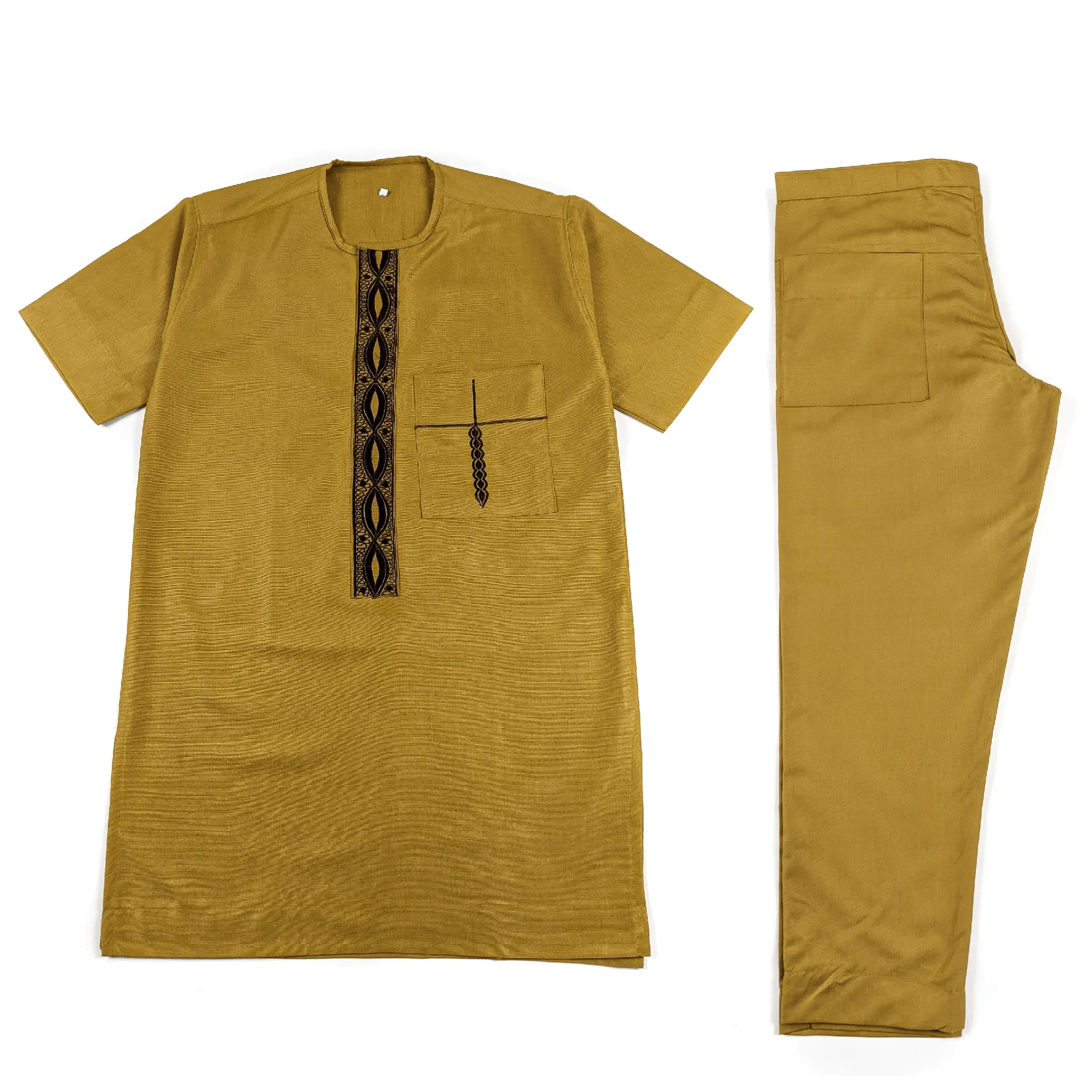 Brown Short Sleeve Set