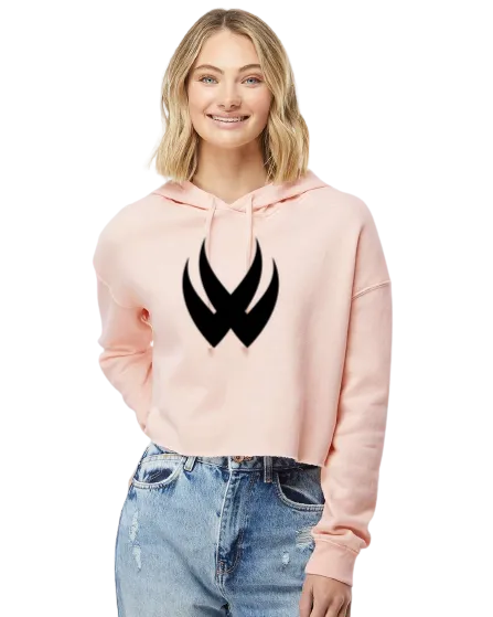 Cropped VW Flame Logo Hoodie