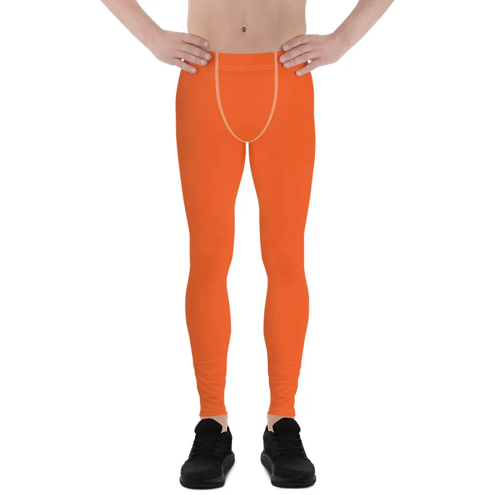 Daily Essentials: Men's Solid Color Workout Yoga Pants - Flamingo
