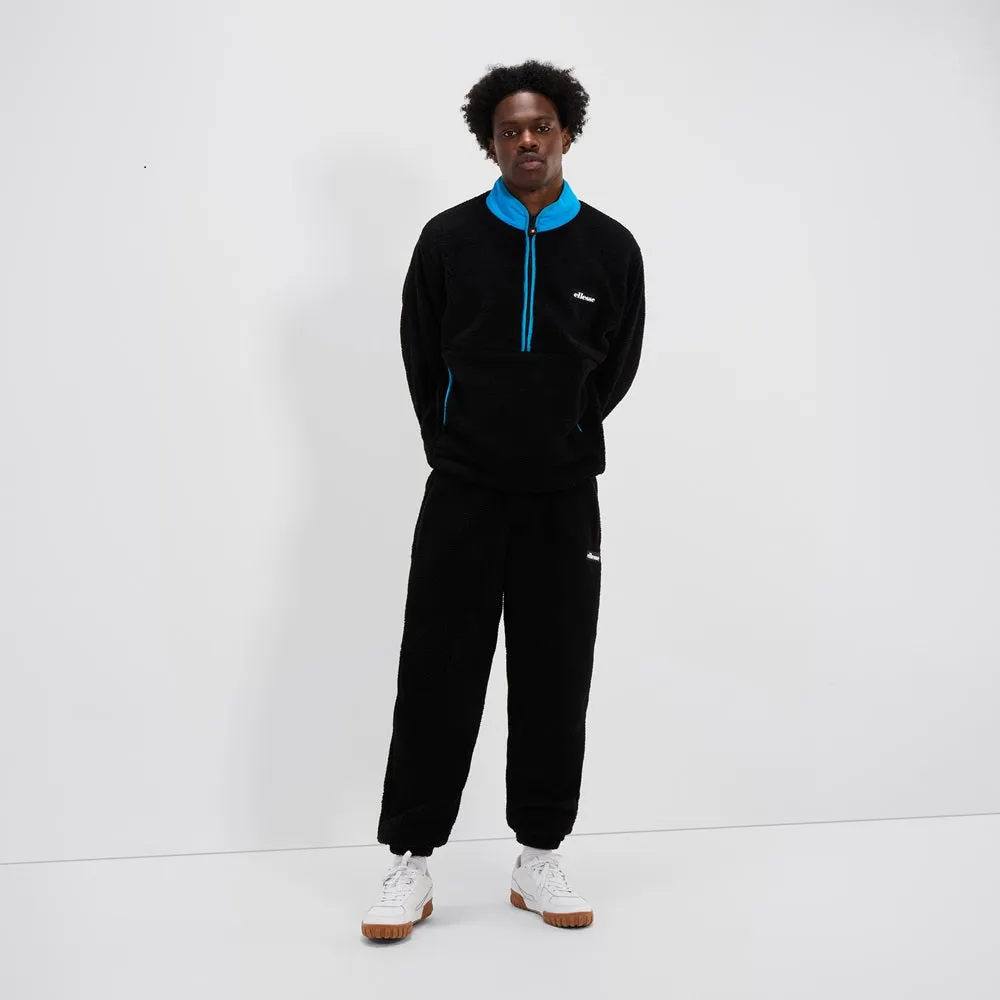 ellesse Maracuta quarter zip sweat in black