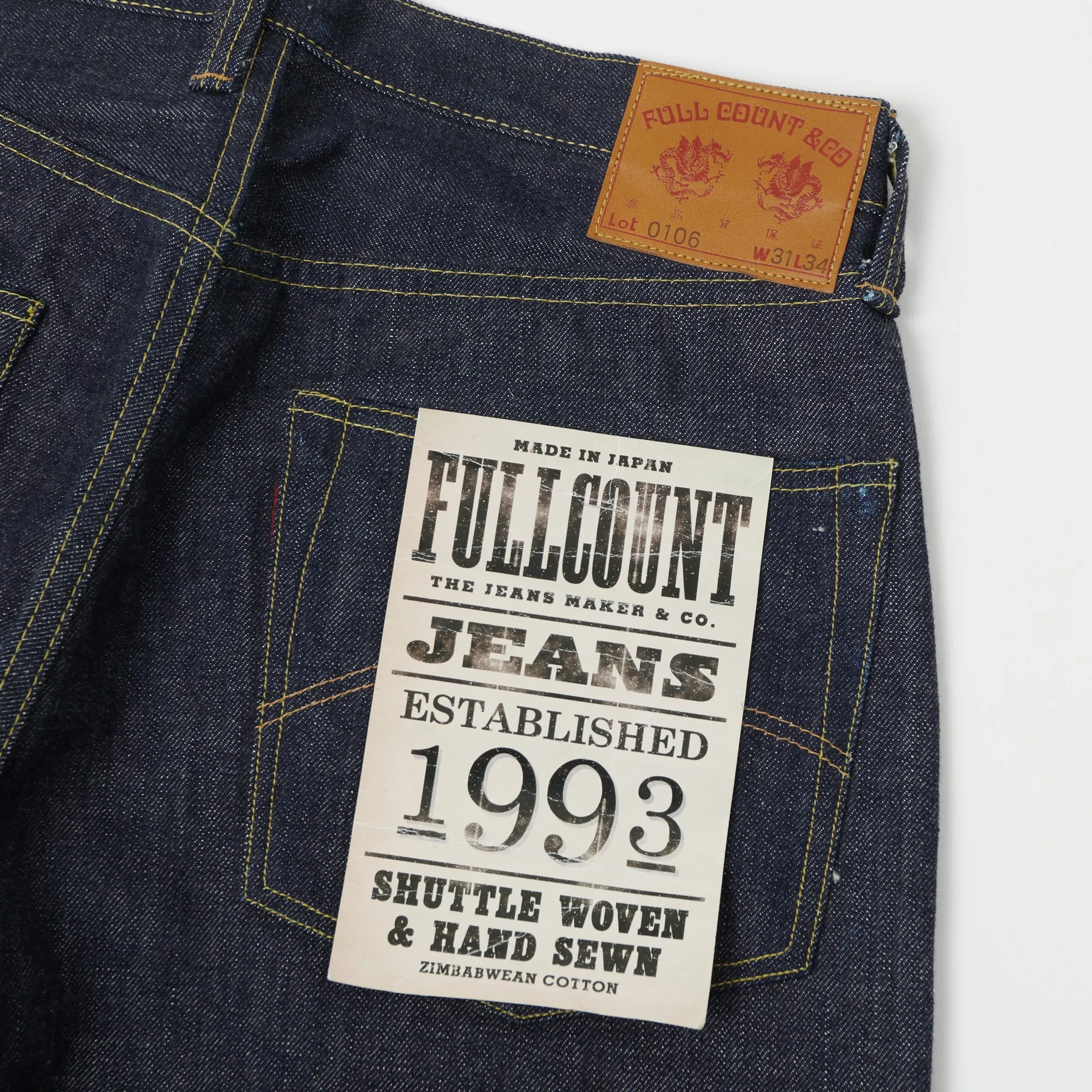 Full Count 0106 13.7oz Loose Straight Jean
