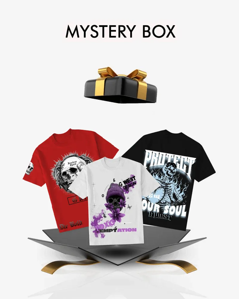 G West Mystery Box Three Random T-Shirts