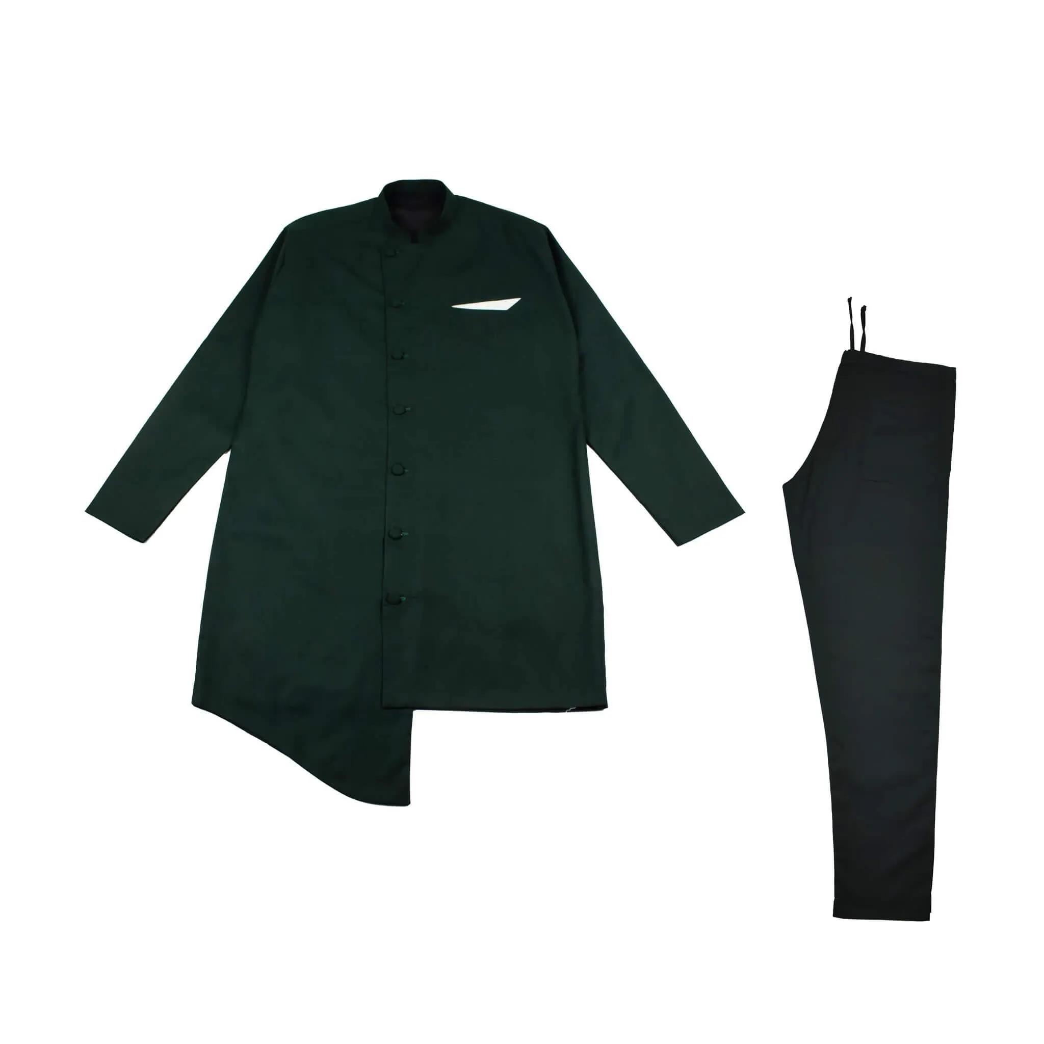 Green Military Men's 2pc Set