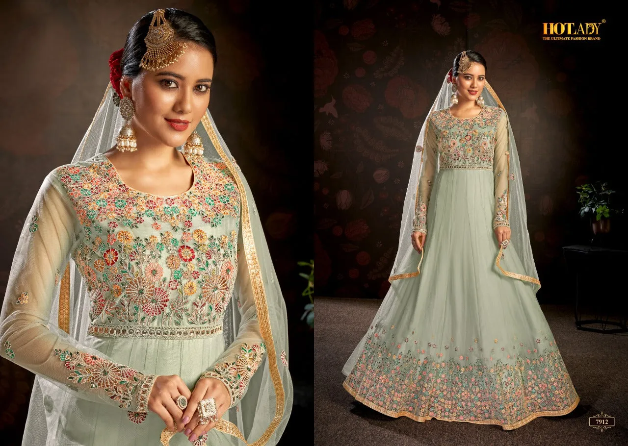 HOTLADY NASHEEN VOL 3 BUTTERFLY NET SALWAR SUITS