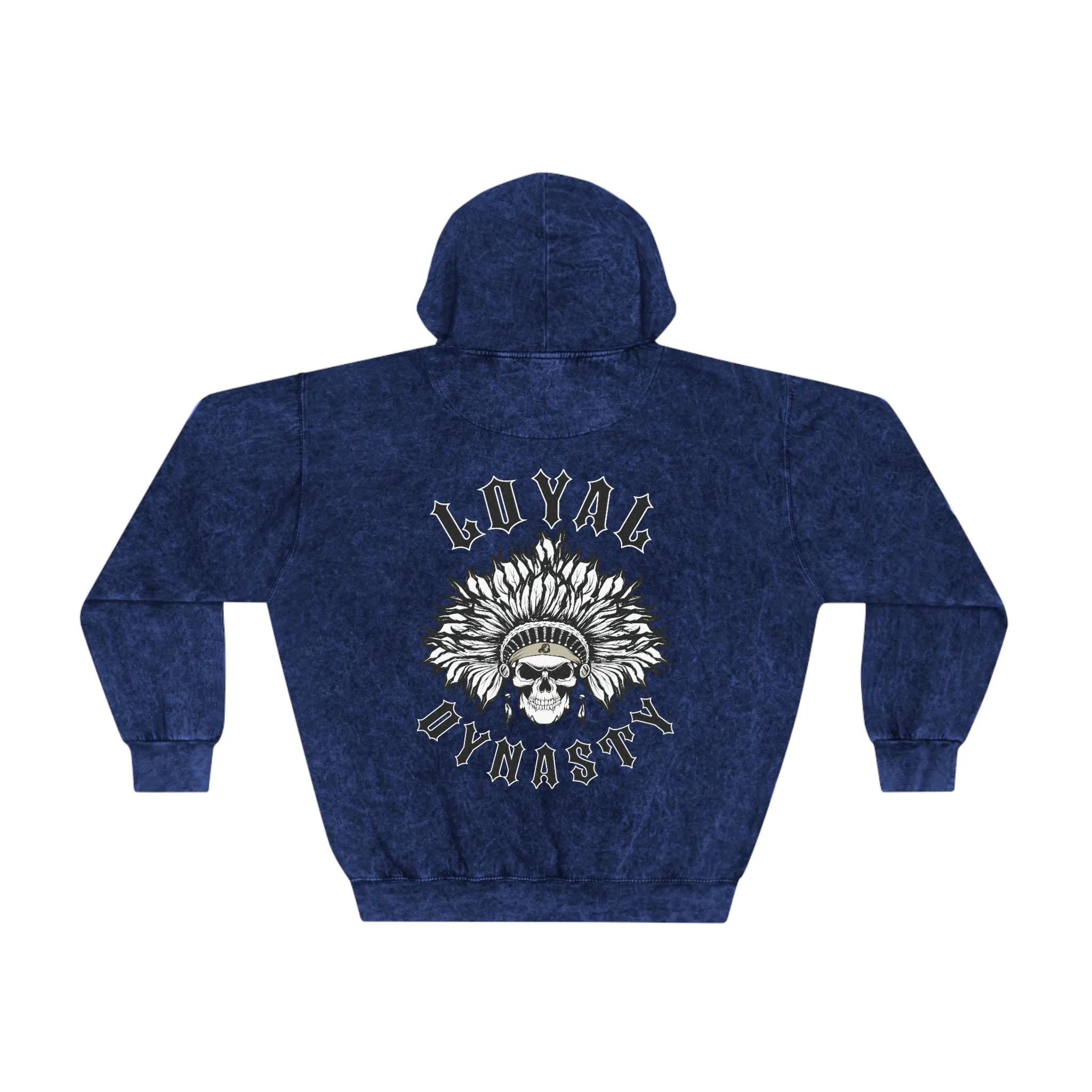 LD Script & Loyal Tribe Unisex Mineral Wash Hoodie