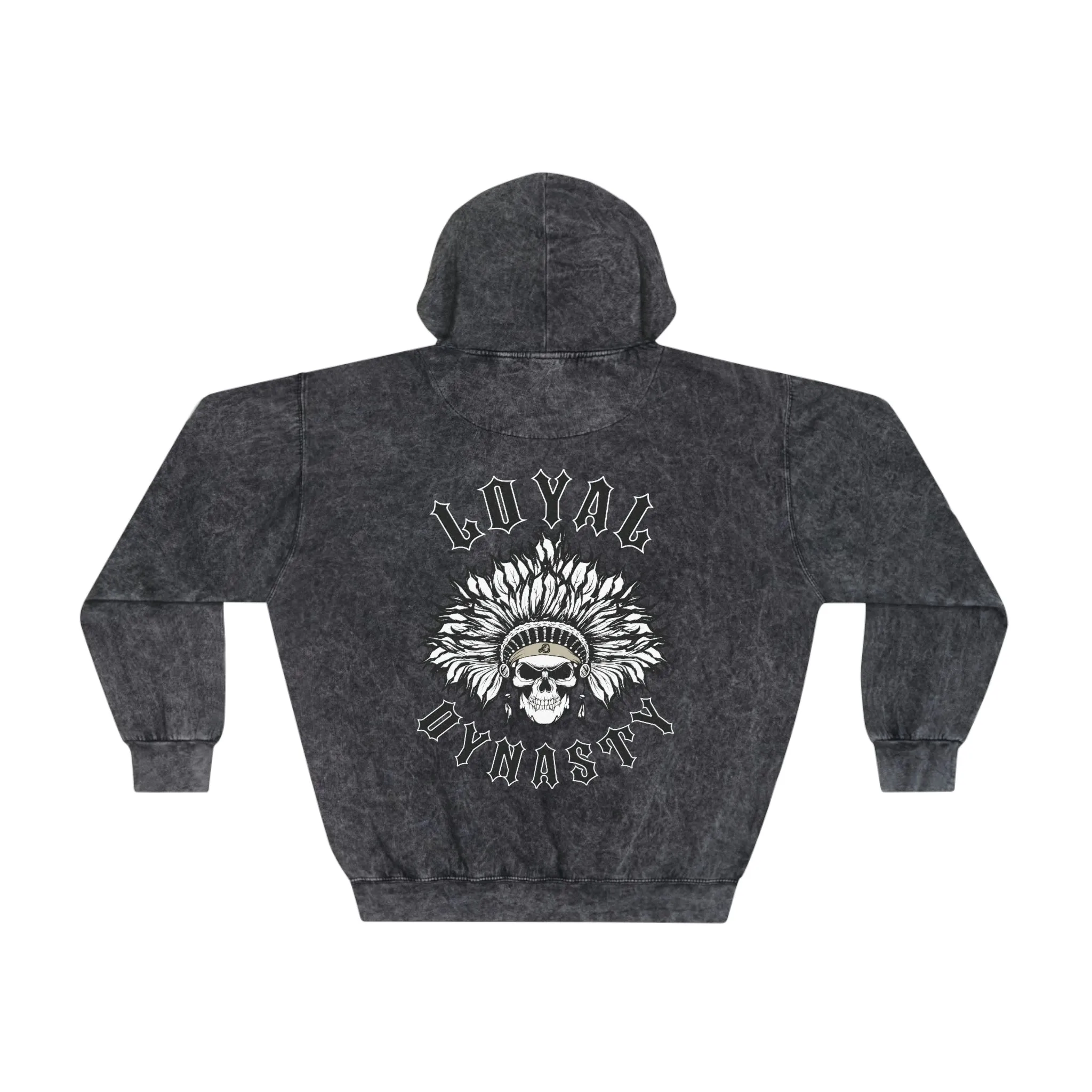 LD Script & Loyal Tribe Unisex Mineral Wash Hoodie