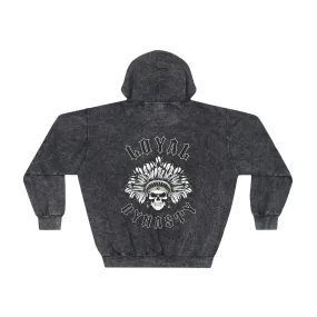 LD Script & Loyal Tribe Unisex Mineral Wash Hoodie