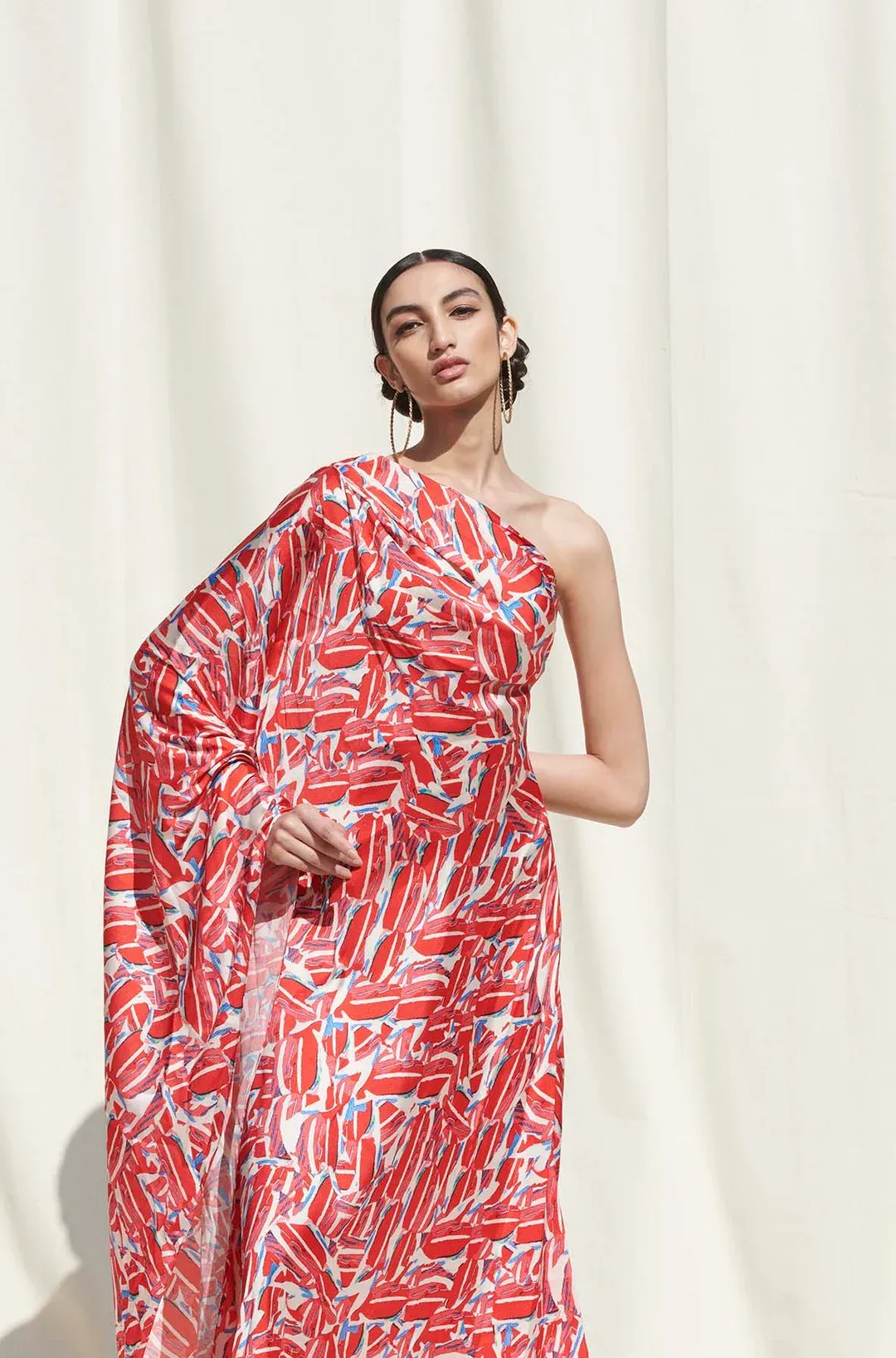 Lux Satin Kaftan - Elegant and Flowing Design for Occasions Caftan For Women's
