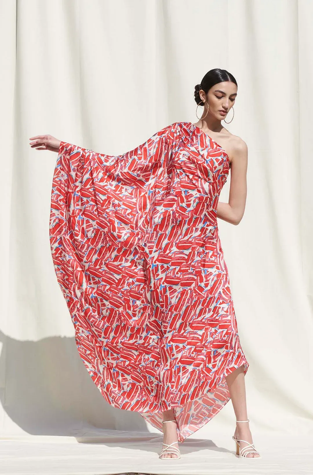 Lux Satin Kaftan - Elegant and Flowing Design for Occasions Caftan For Women's