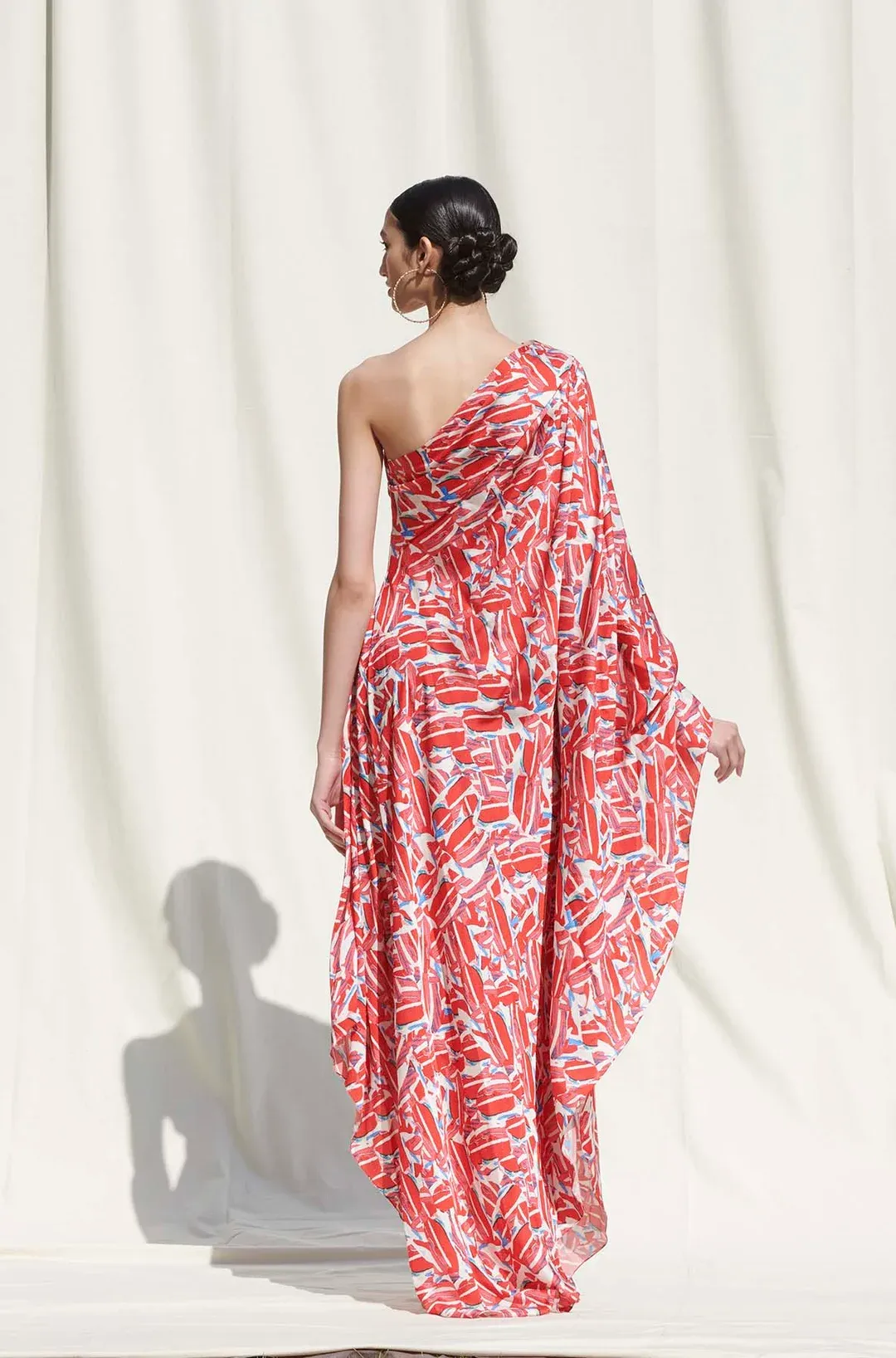 Lux Satin Kaftan - Elegant and Flowing Design for Occasions Caftan For Women's