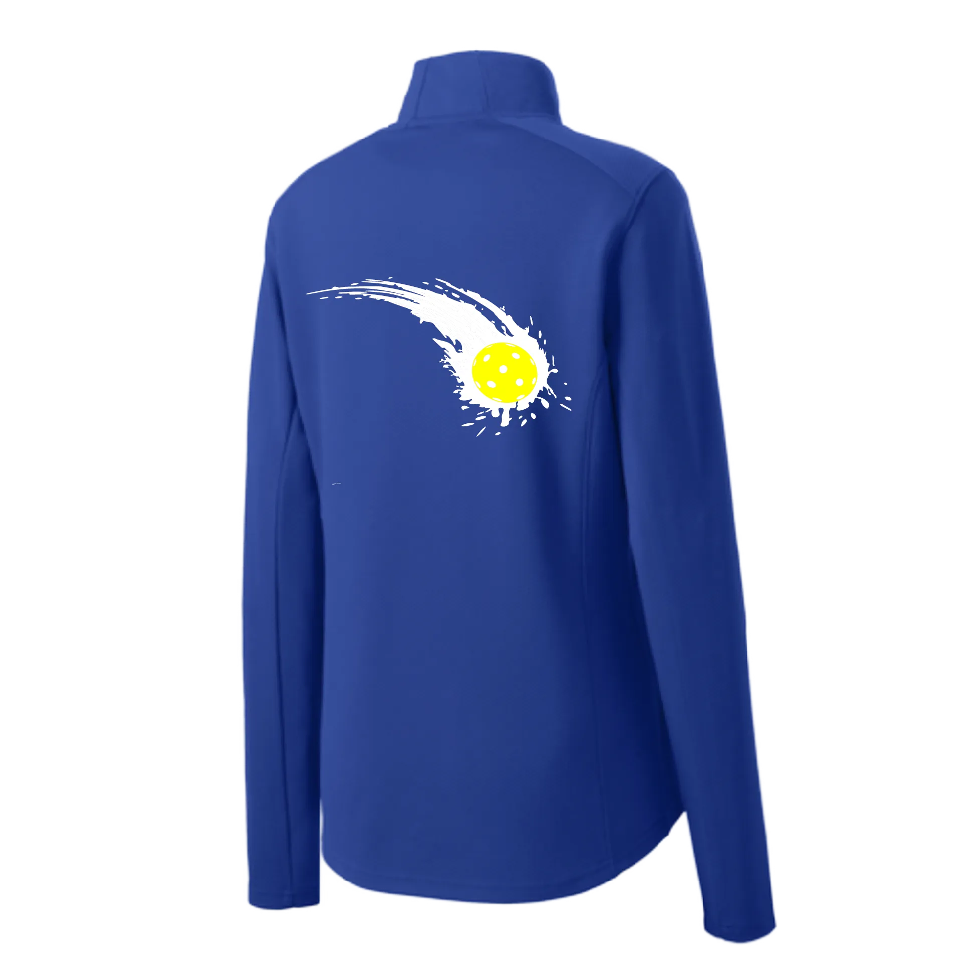 Pickleball Impact | Women's 1/4 Zip Pullover Athletic Shirt | 100% Polyester