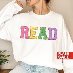 READ Letter Patch Sweatshirt