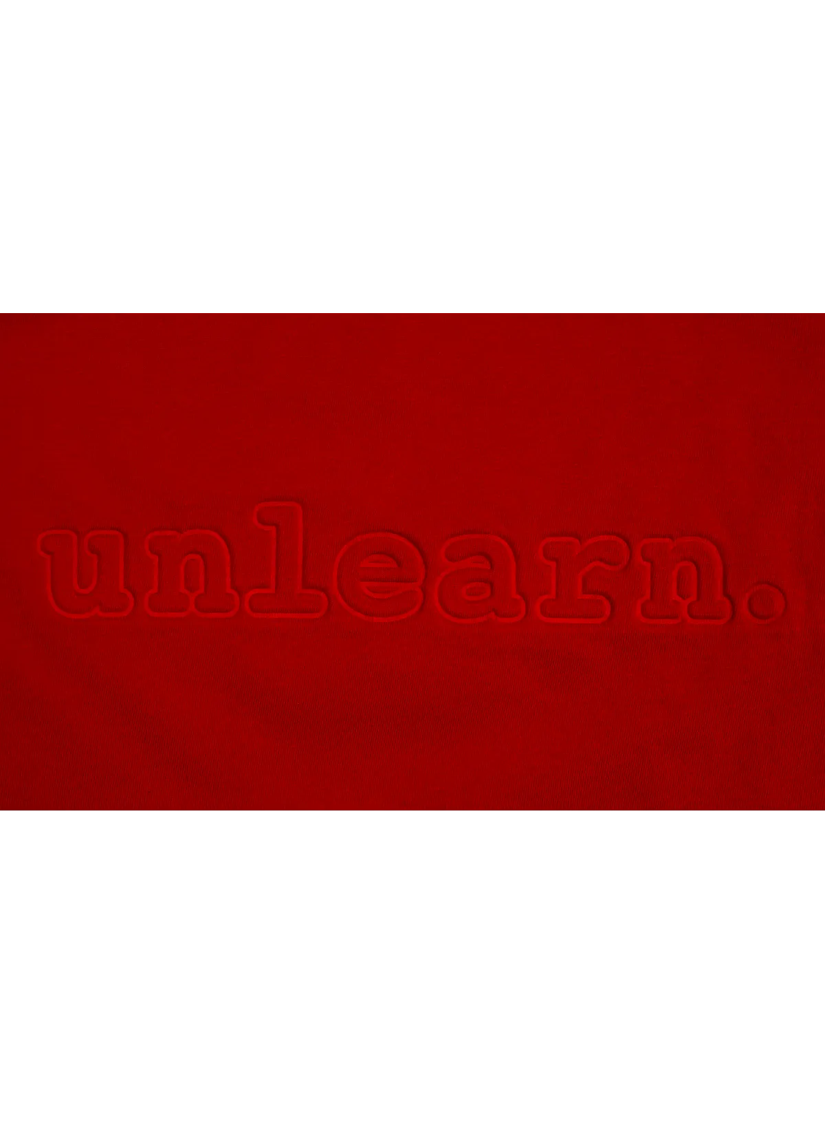 unlearn. Embossed Logo - Relaxed Fit T-Shirt*