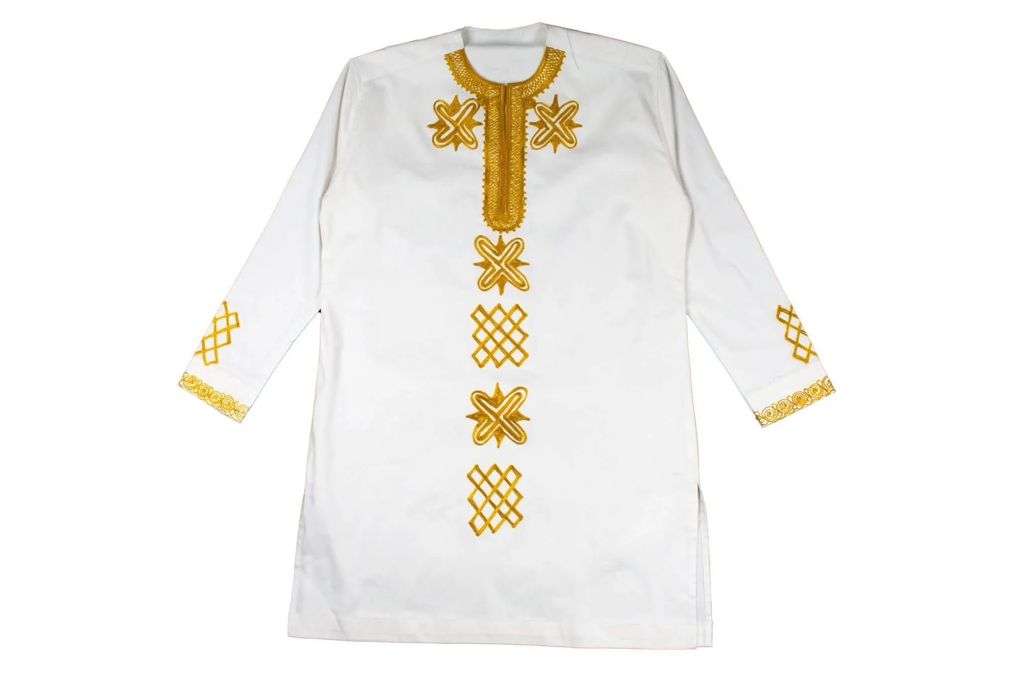 White & Gold Wakanda Men's Set