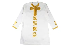 White & Gold Wakanda Men's Set