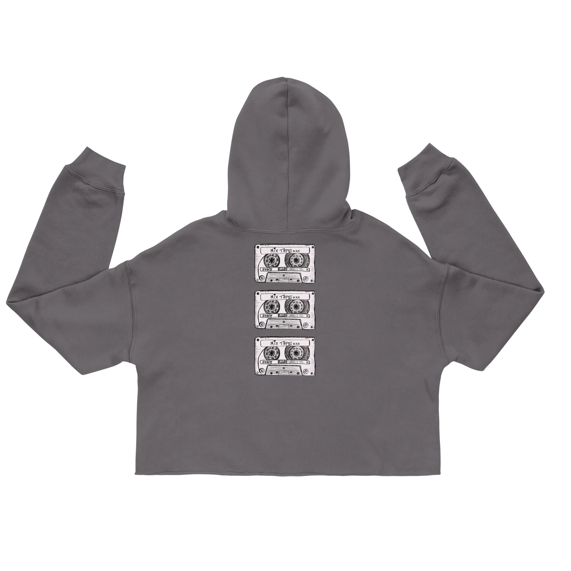 Women's Mixtape Crop Hoodie