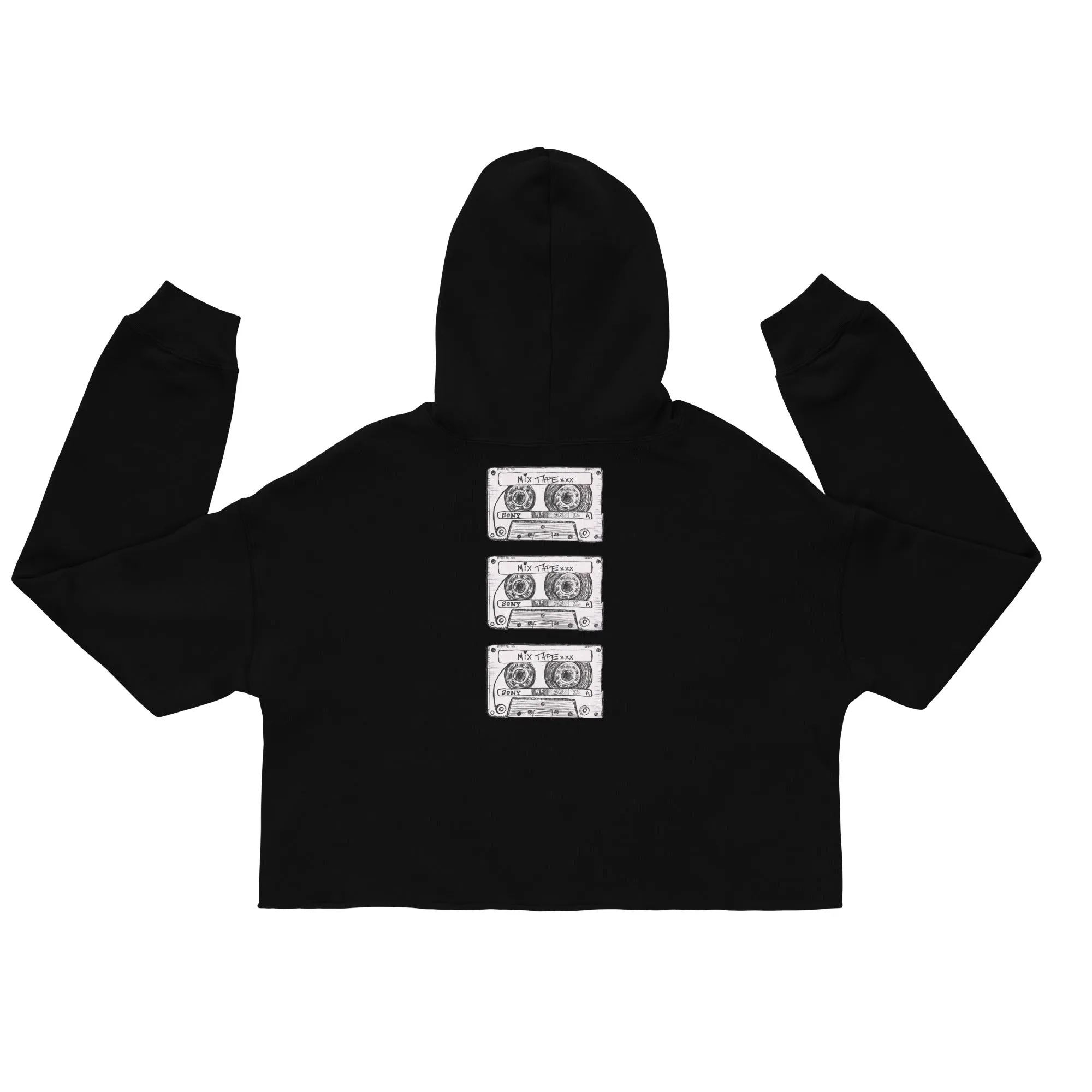Women's Mixtape Crop Hoodie