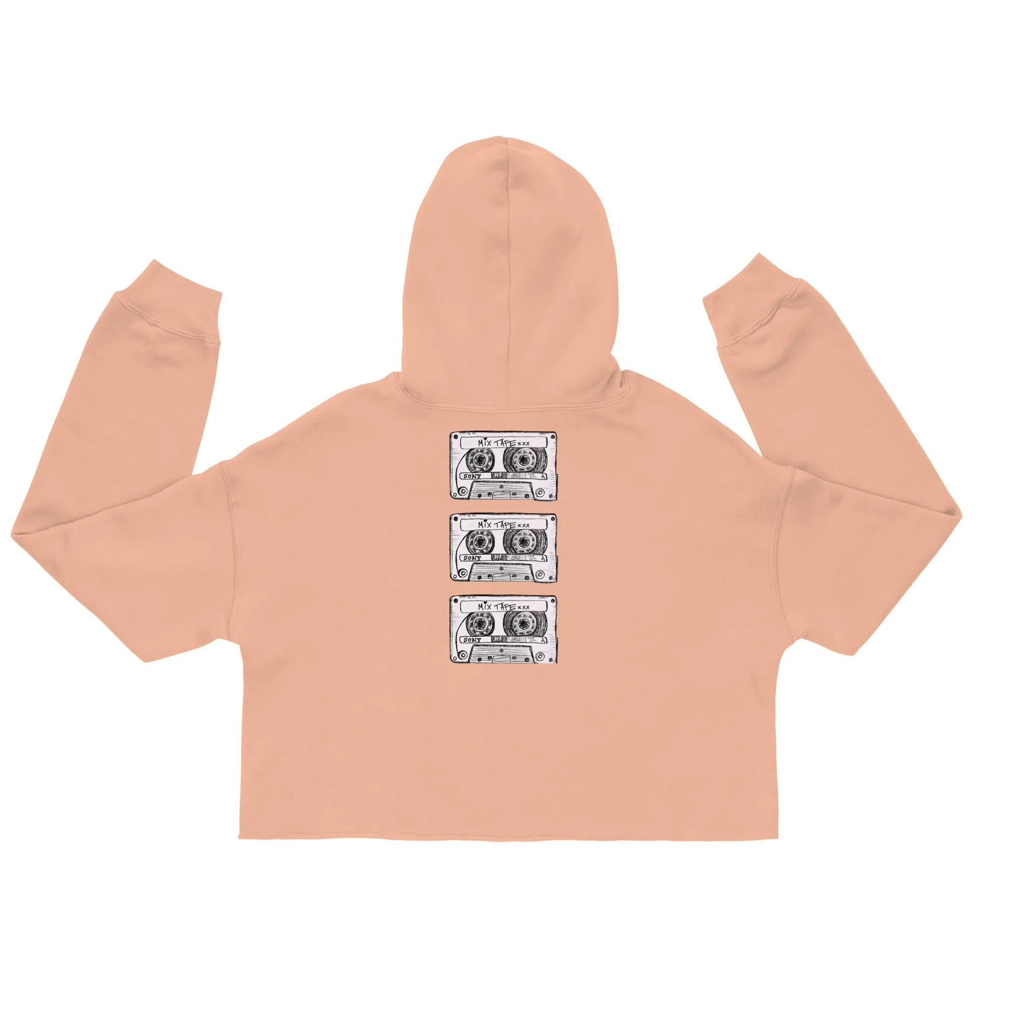 Women's Mixtape Crop Hoodie