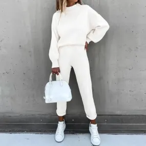 Women's Tracksuit Two Pieces Autumn Fashion Solid Casual Long Sleeve L 070024083 L